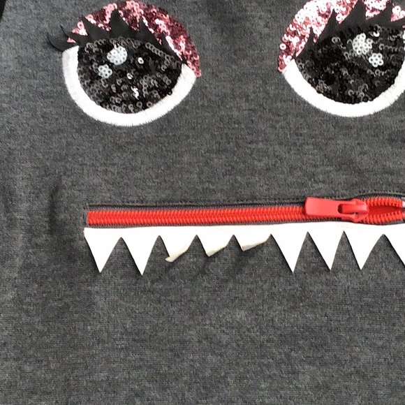 H and M dress with monster print. - Picture 7 of 8